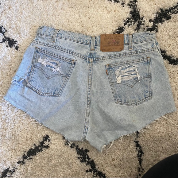 Levi 560 Denim Cutoffs - Picture 2 of 3